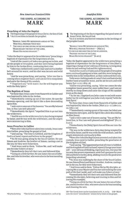 Parallel Bible NIV/KJV/NASB/Amplified Hardcover