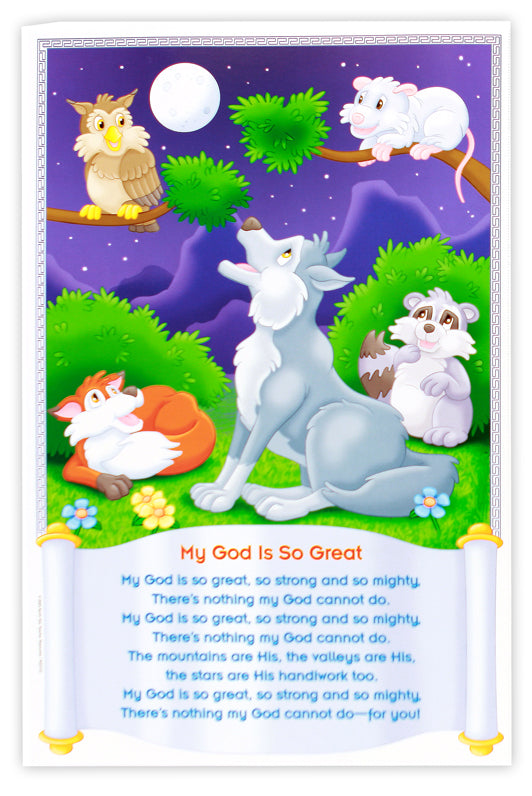 Children's Bible Songs Bulletin Board