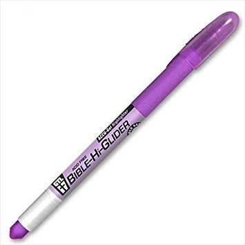 Accu-Gel Bible Hi-Glider Highlighter, Violet