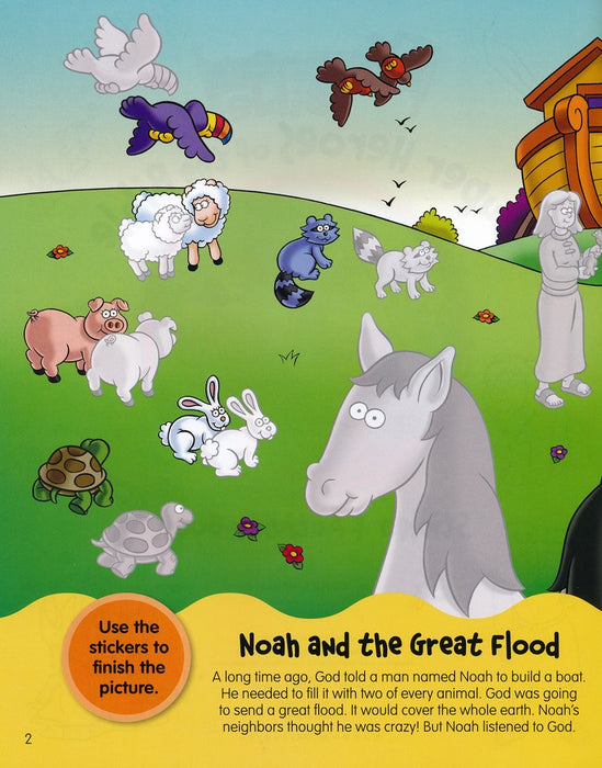 Beginner's Bible Super Heroes of the Bible Sticker & Activity Book