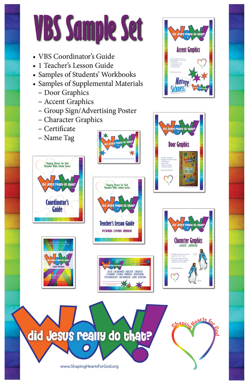 SH VBS Sample Kit 2 -WOW! Did Jesus Really Do That?