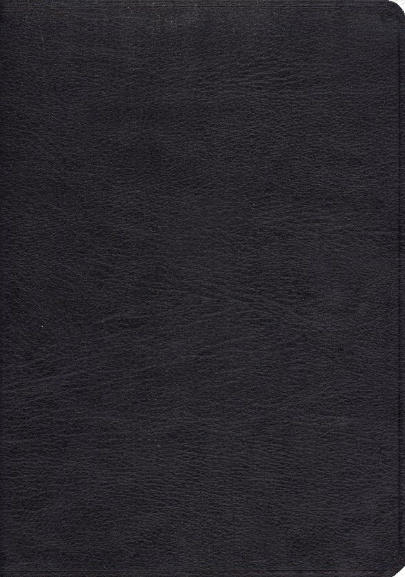 ESV Study Bible -  Black Genuine Leather, Indexed