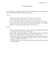 Teacher's Notes