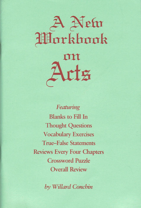 A New Workbook On Acts