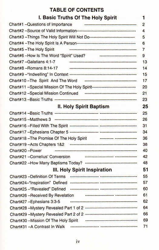 Table of Contents