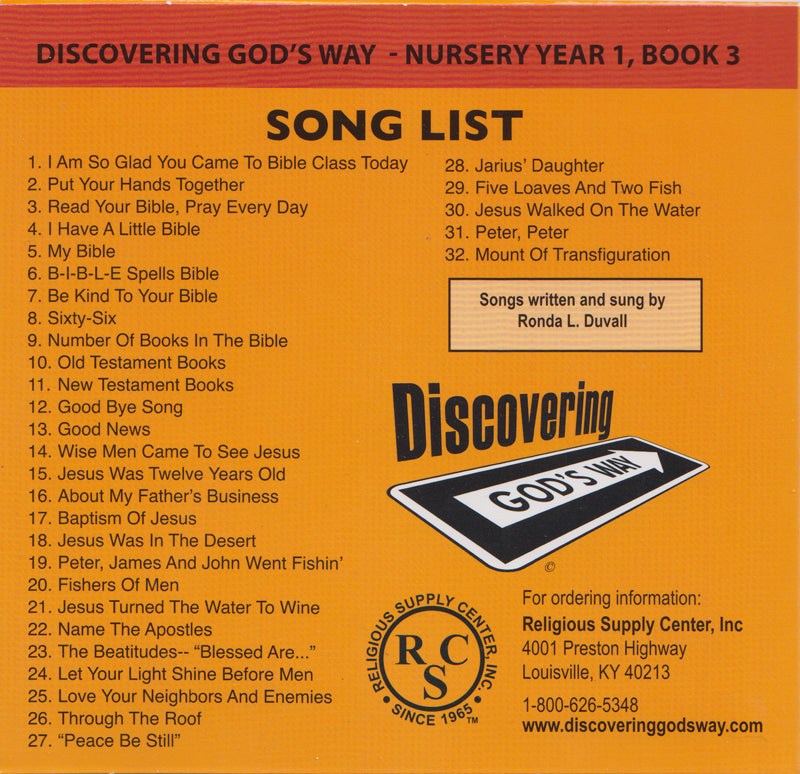 Life of Jesus (1) Nursery Kit (Nursery 1:3) (top)