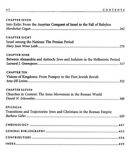 Oxford History of the Biblical World