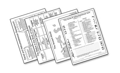 Statue in the Book of Daniel Wall Chart Laminated