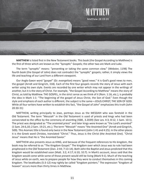 What Is In The Book? Part 2: New Testament