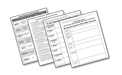 Seven Churches of Revelation Wall Chart -Laminated
