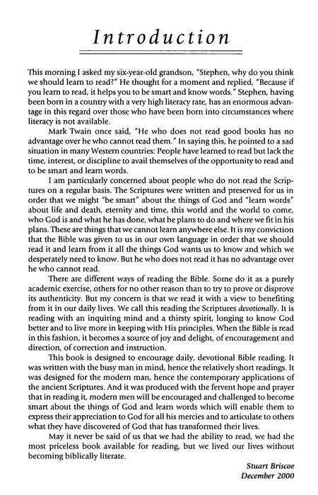 The One Year Devotions for Men