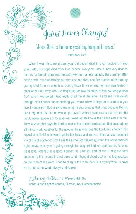 365 Daily Devotions for Teen Girls