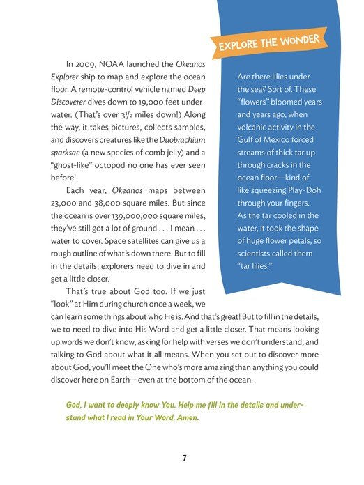 The Wonder of Creation: 100 More Devotions About God & Science