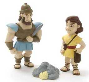 David and Goliath Figurine Set - Tales of Glory
