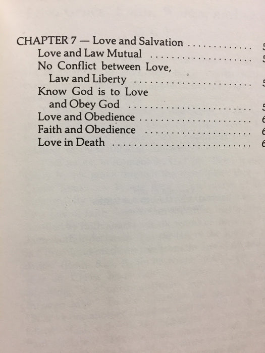 Grace, Law, Faith, Works, Love