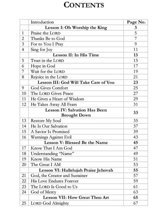 Glorifying God Through the Psalms: A Devotional