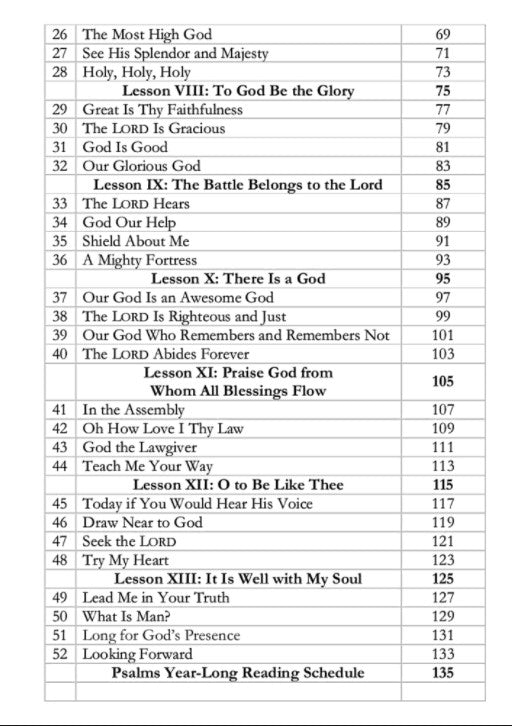 Glorifying God Through the Psalms: A Devotional