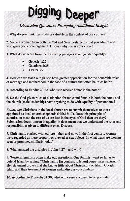 The Amazing Women of the Bible