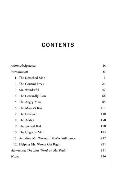 Avoiding Mr. Wrong (And What to Do If You Didn't)