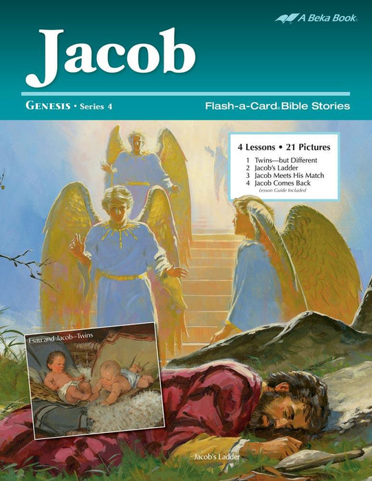 Jacob Abeka Flash-A-Card Bible Stories - Book Format (small)