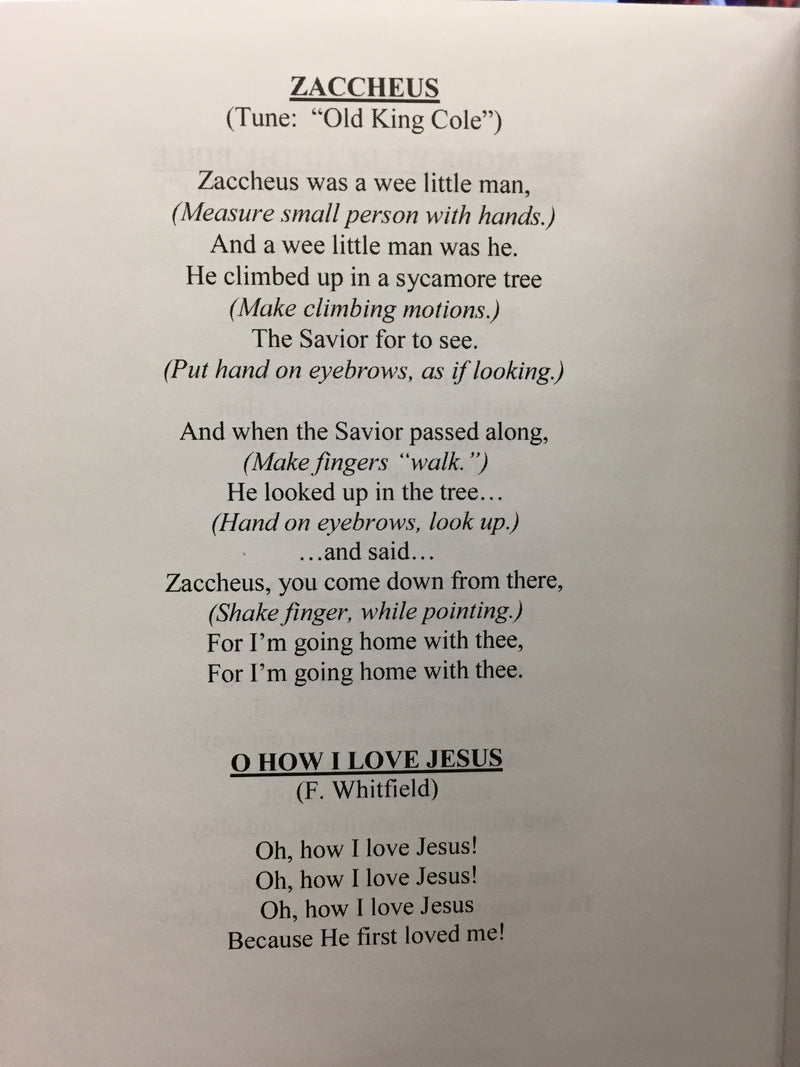 Yes, Jesus Loves Them: Spiritual Melodies for Children Booklet