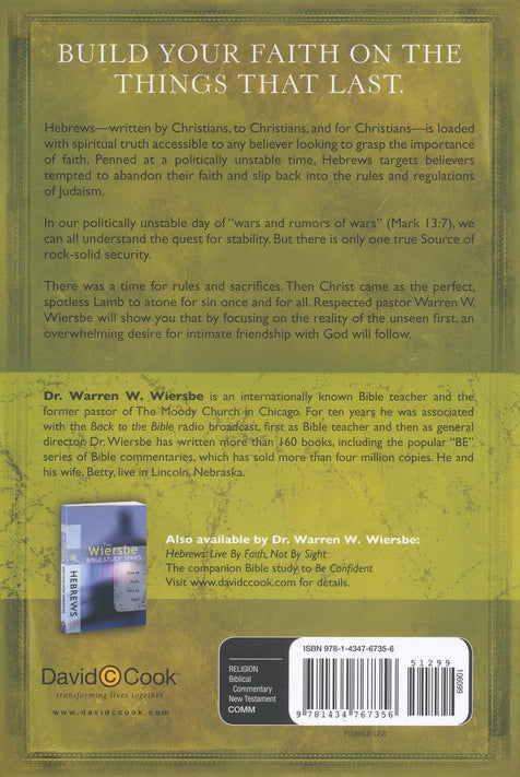 Be Confident - Hebrews