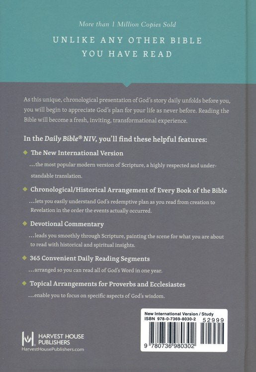 The Daily Bible - NIV (Hardback)