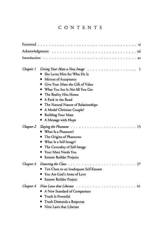 The New Building Your Mate's Self-Esteem