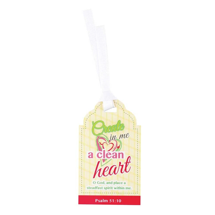 Bookmark Tag Create in Me a Clean Heart
