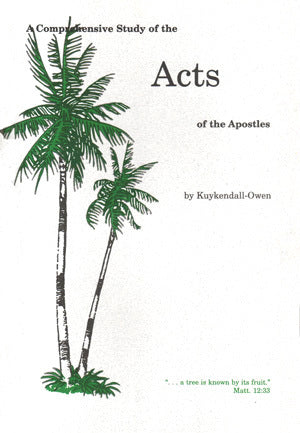 A Comprehensive Study Acts of the Apostles