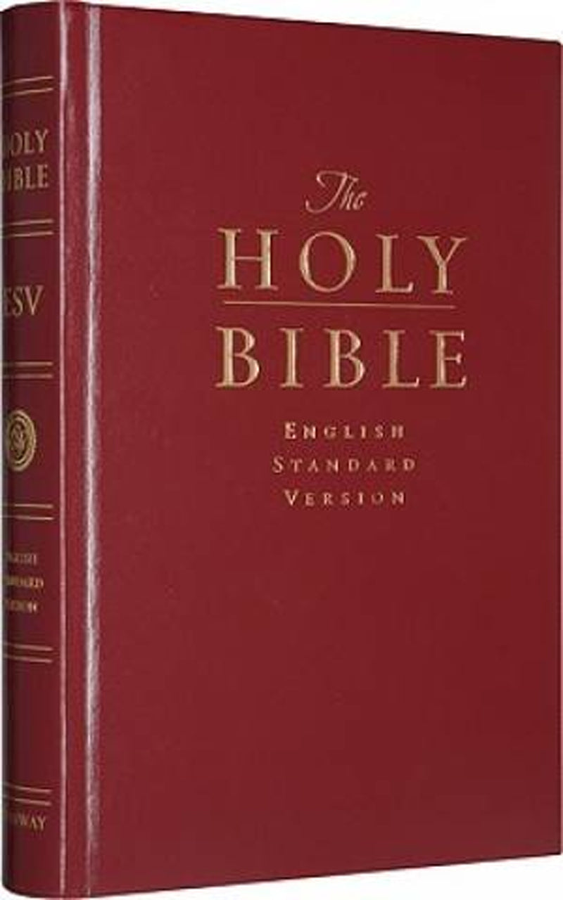 ESV Premium Pew & Worship Bible - Burgundy Hardback
