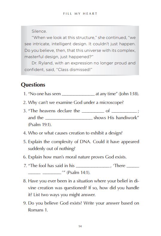 Fill My Heart: Growing up in the Lord