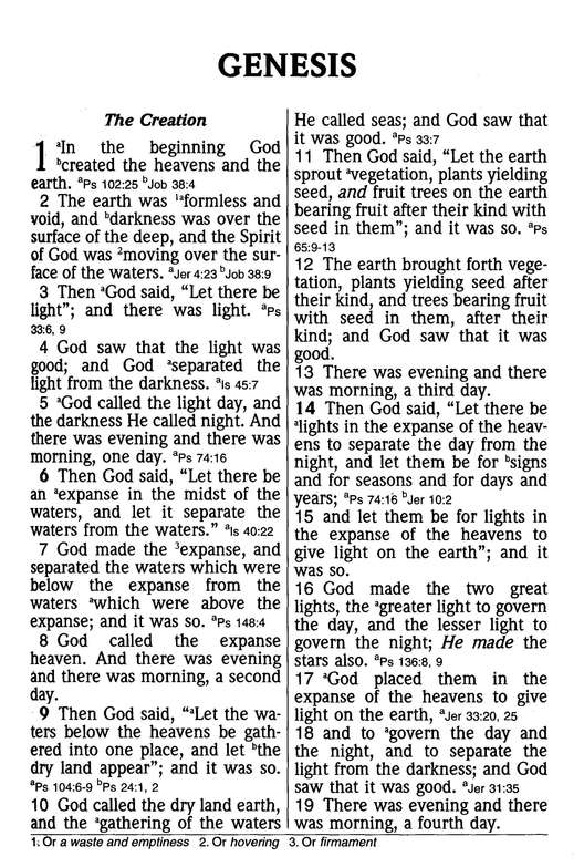 NASB Giant Print Reference Bible - Burgundy Leathertex Indexed