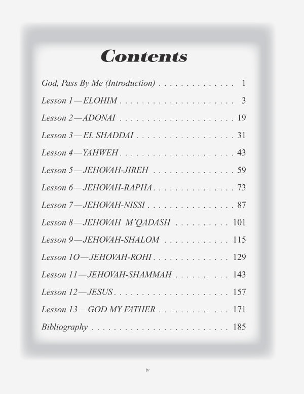 God, Pass by Me (Women Opening the Word Series)