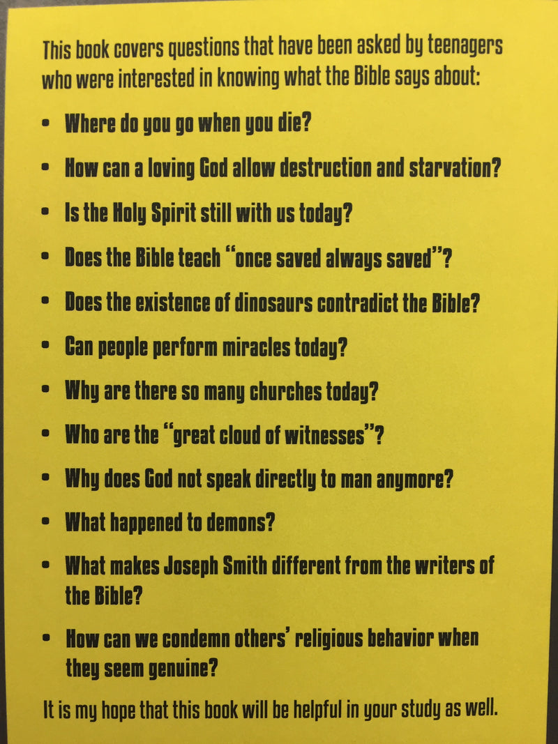 The Bible Has the Answer!