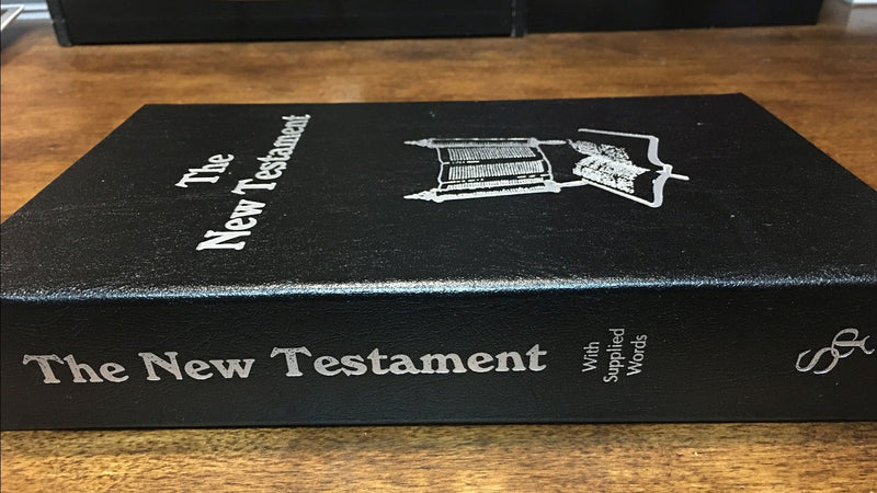 The New Testament with Supplied Words KJV, Large Print