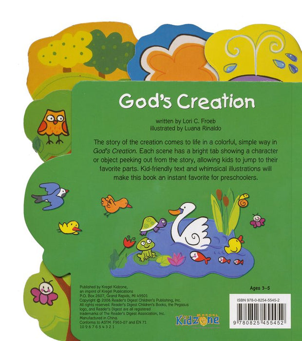 God's Creation Tabbed Board Book