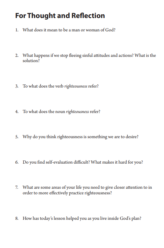 Take Hold of Eternal Life: A Study of 1 Tim. 6:11-21