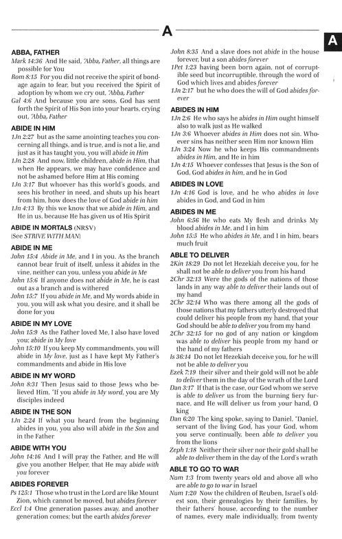 Find It Fast in the Bible: The Ultimate A-Z Resource