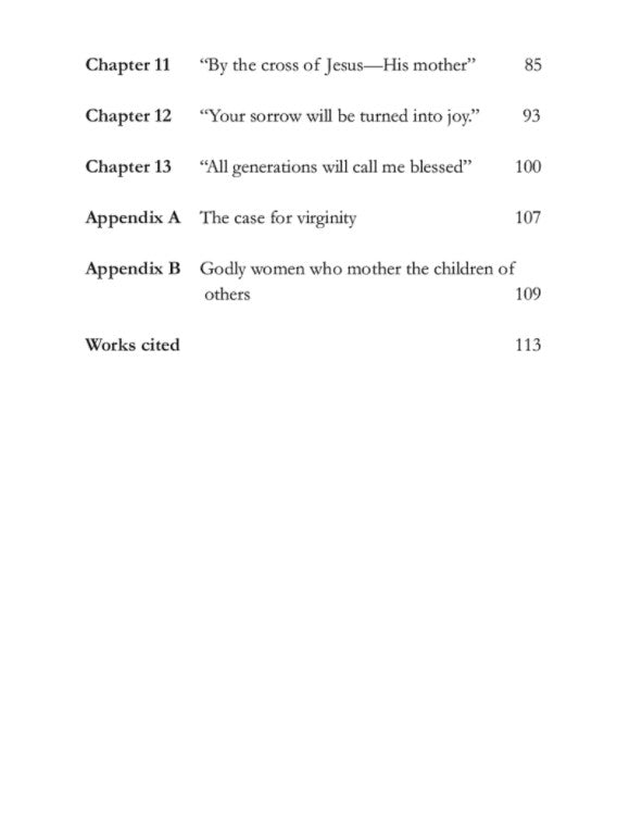 Mary, Model of Motherhood