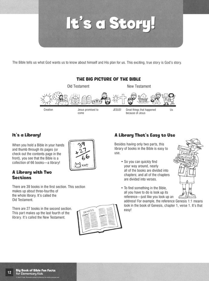 Big Book of Bible Facts & Fun for Elementary Ages (tos, due 10/17)