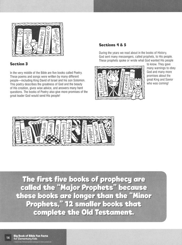 Big Book of Bible Facts & Fun for Elementary Ages (tos, due 10/17)