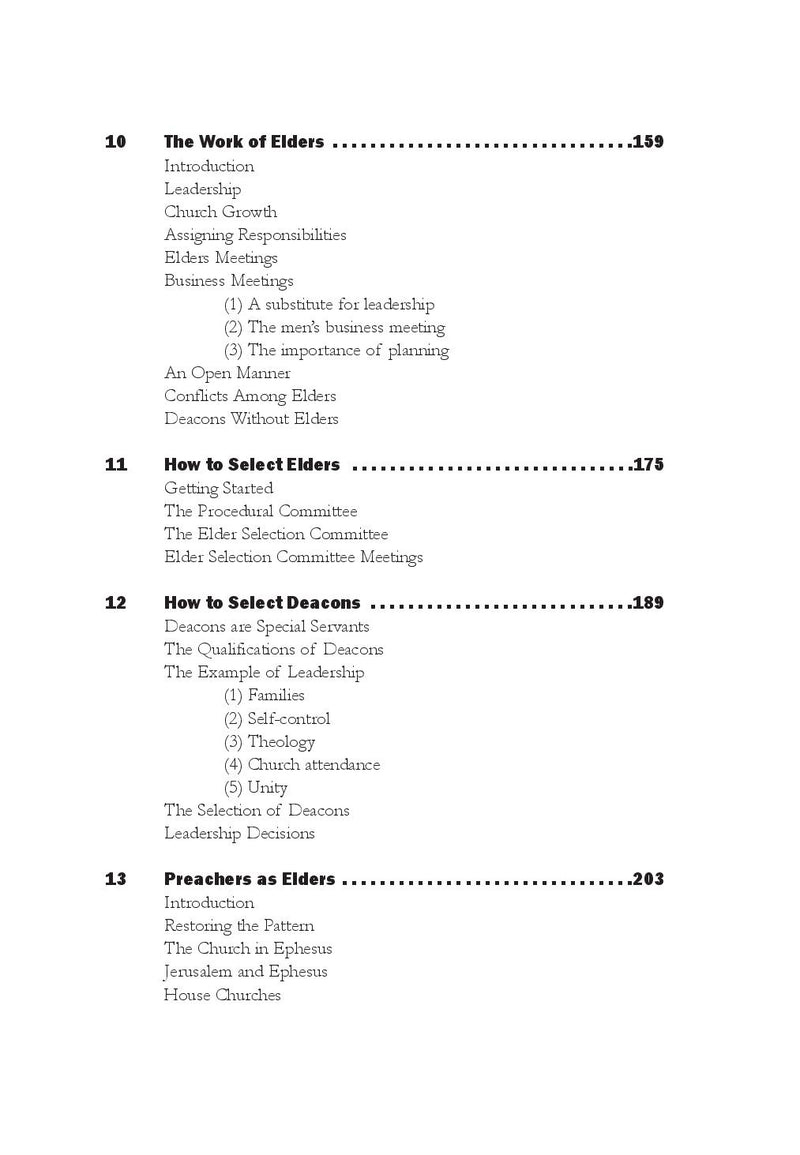 Elders and Deacons (Myers)