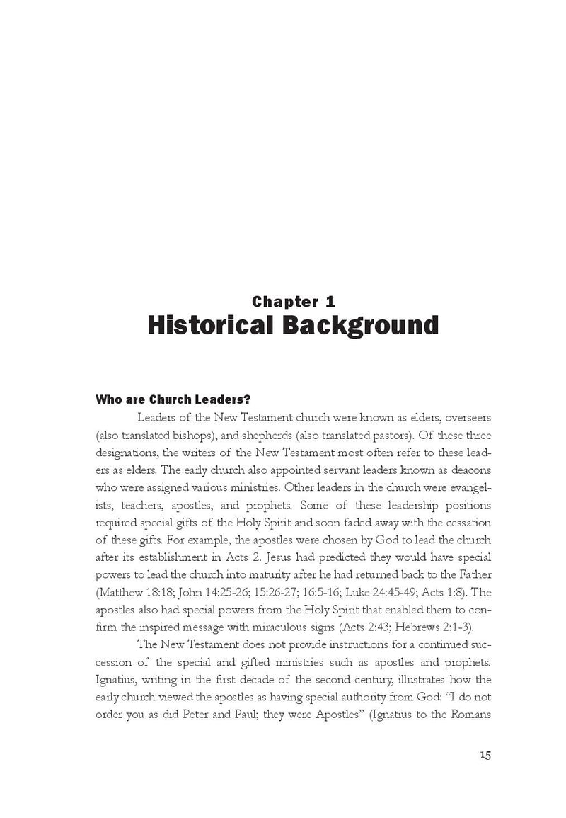 Elders and Deacons (Myers)