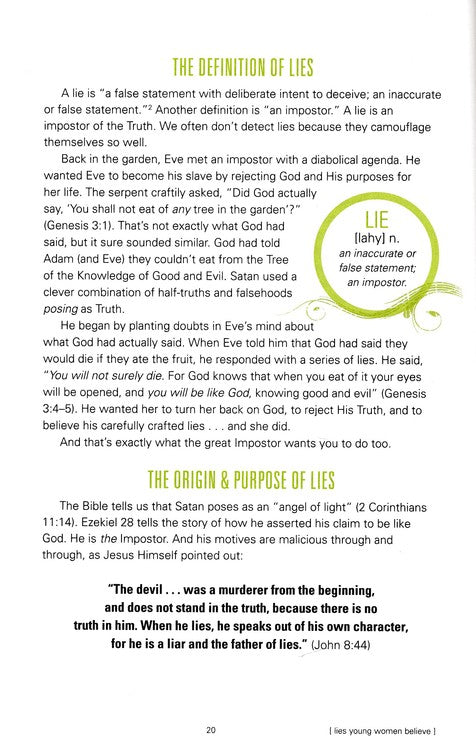 Lies Young Women Believe