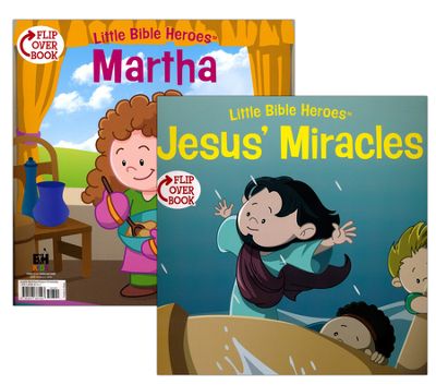 Jesus’ Miracles/Martha Flip-Over Book