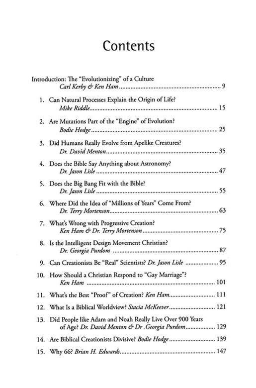 The New Answers Book 2: Over 30 Questions on Creation/Evolution/ Bible *