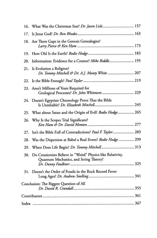 The New Answers Book 2: Over 30 Questions on Creation/Evolution/ Bible *