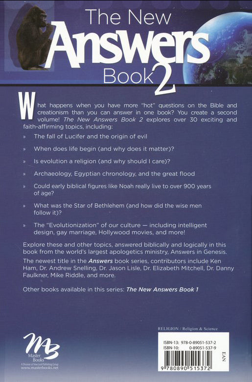 The New Answers Book 2: Over 30 Questions on Creation/Evolution/ Bible *