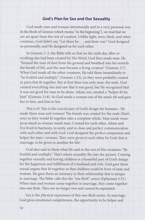 Love, Sex and God - Boys Edition - Learning About Sex Series Ages 14 & up